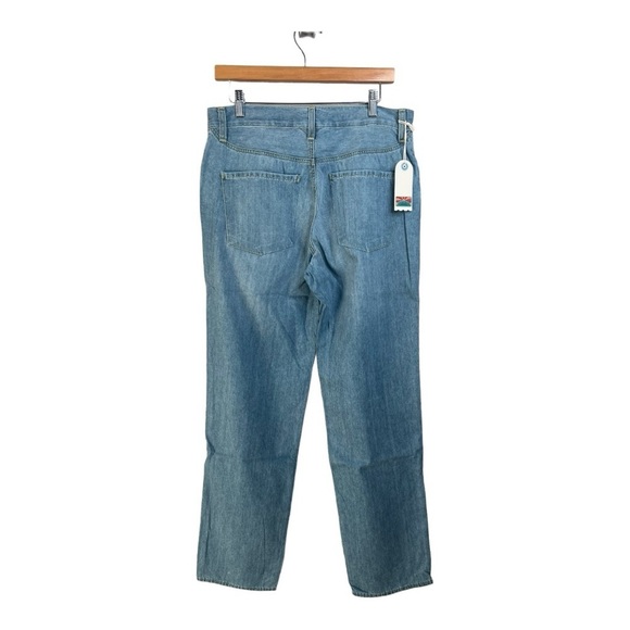Daily Blue MOOD in Echo Wash Rigid Relaxed Straight Leg Denim Jean AG NEW $313 - Picture 4 of 16
